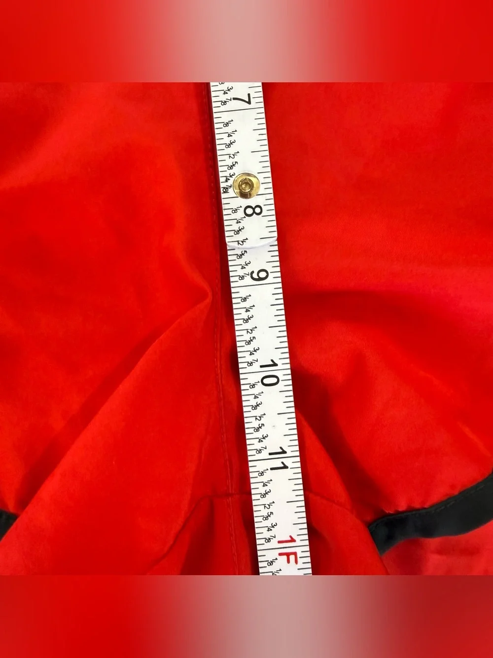 NIKE Red Dri Fit Women's Shorts with White & Black Trim Sz Large 3” Inseam